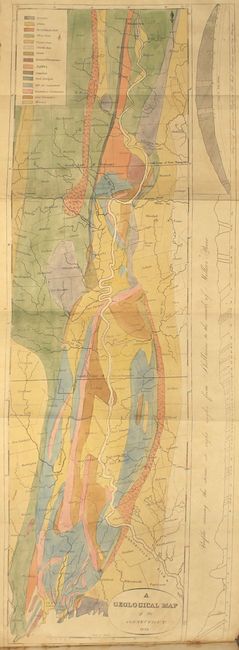 A Geological Map of the Connecticut [bound in] The American Journal of Science, and Arts ... Vol. VI