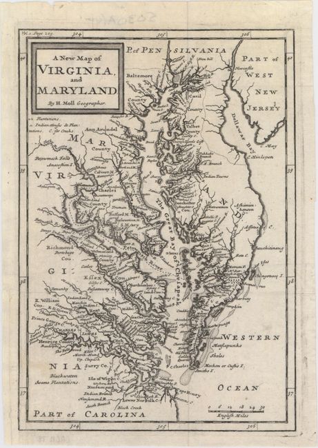 A New Map of Virginia, and Maryland