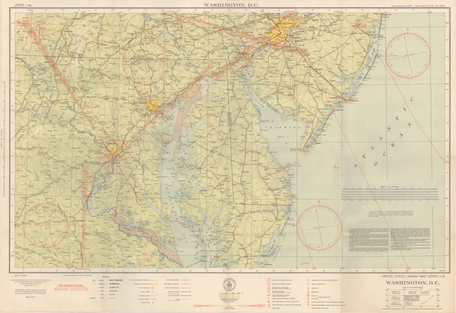United States Airway Map Upper J-18 Washington, D.C.