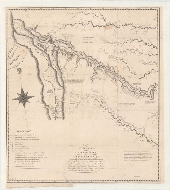 A Chart of the Internal Part of Louisiana, Including All the Hitherto Unexplored Countries...