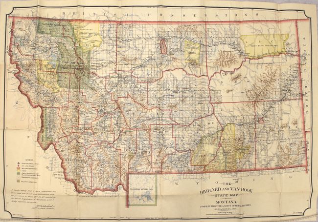 The Hibbard and Van Hook State Map of Montana