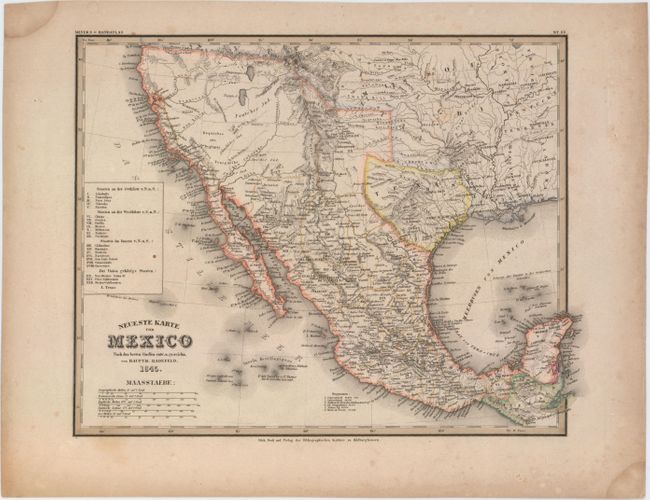 Neueste Karte von Mexico Nach den Besten Quellen