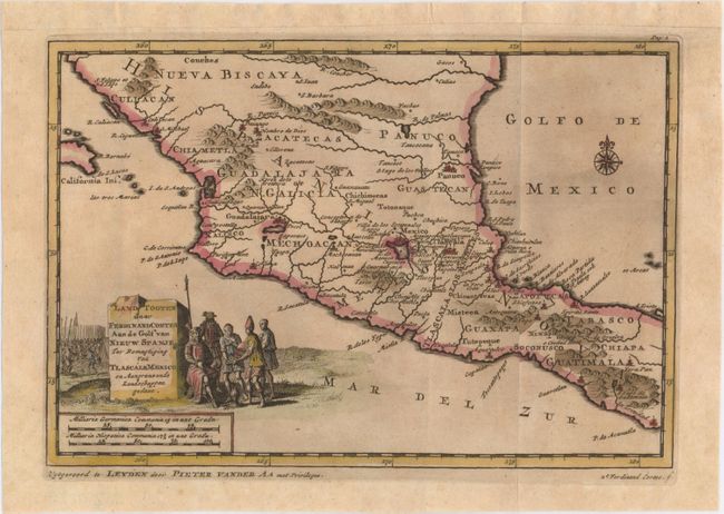 Land Togten door Ferdinand Cortes aan de Golf van Nieuw Spanje, Ter Bemagtiging van Tlascale Mexico en Aangrenzende Landschappen Gedaan