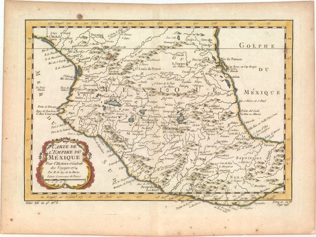 Carte de l'Empire du Mexique pour l'Histoire Generale des Voyages...