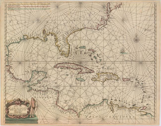 Pascaerte vande Caribische Eylanden, vande Barbados tot Aende Bocht van Mexico