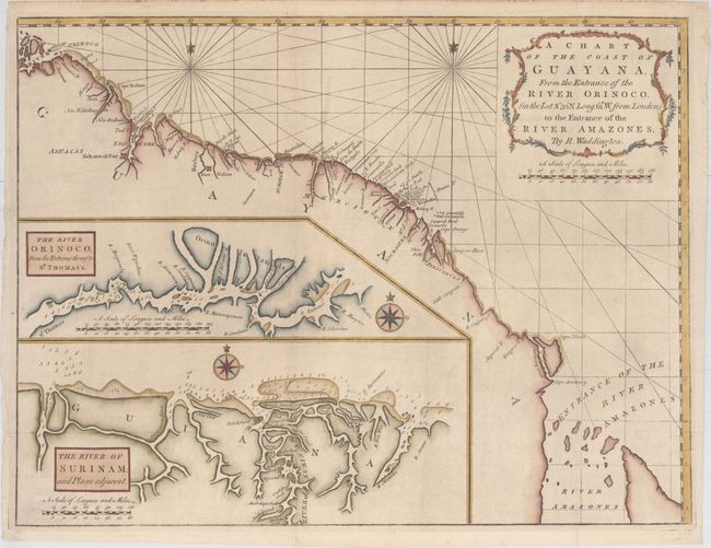 A Chart of the Coast of Guayana, from the Entrance of the River Orinoco...