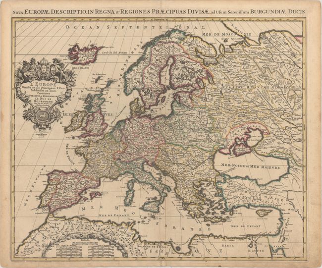 L'Europe Divisee en Ses Principaux Estats, Subdivises en Leurs Provinces...