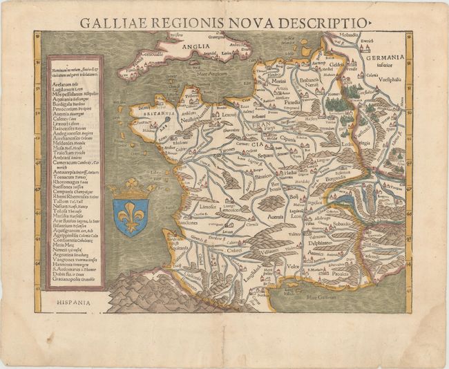 Galliae Regionis Nova Descriptio