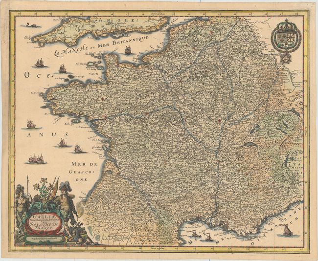 Galliae Nova et Accurata Descriptio Vulgo Royaume de France