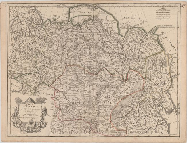 Carte de Tartarie Dressee sur les Relations de Plusieurs Voyageurs de Differentes Nations et sur Quelques Observations...