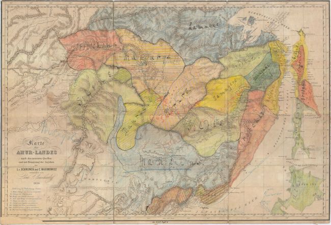 Karte des Amur-Landes nach den Neuesten Quellen und mit Benutzung der Angaben