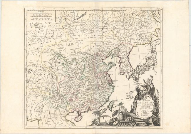 L'Empire de la Chine, avec la Tartarie Chinoise d'Apres l'Atlas Chinois. A Paris par M. Bonne