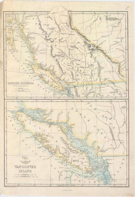 British Columbia (New Caledonia) [on sheet with] Vancouver Island