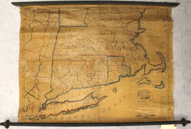 A Map of Massachusetts Connecticut and Rhodeisland...