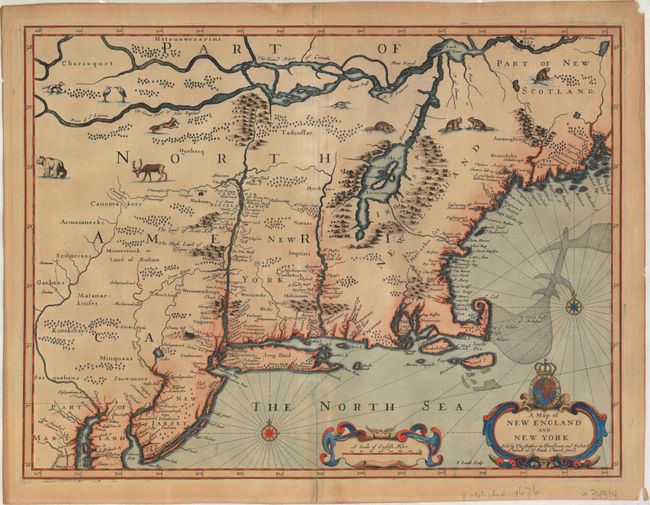 A Map of New England and New York