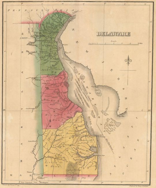 Geographical, Historical, and Statistical Map of Delaware