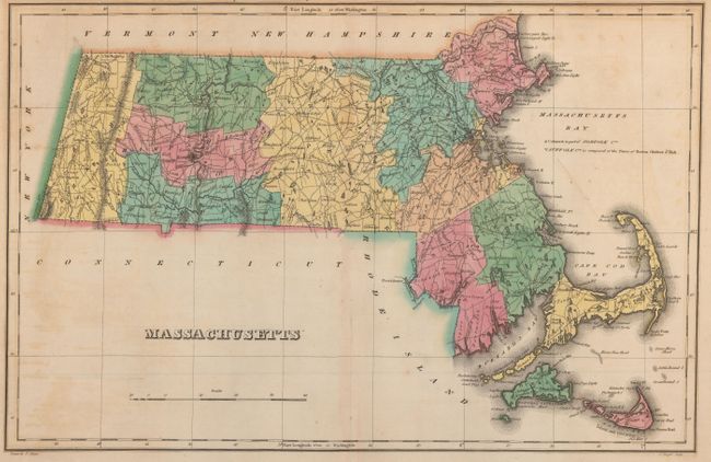 Geographical, Historical, and Statistical Map of Massachusetts