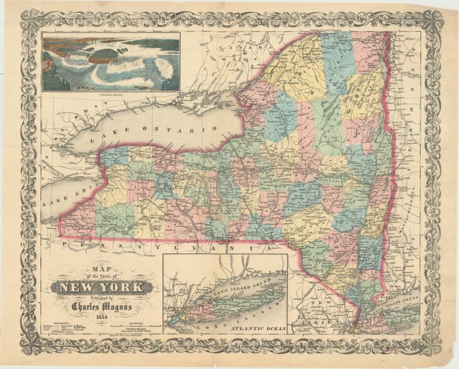 Map of the State of New York
