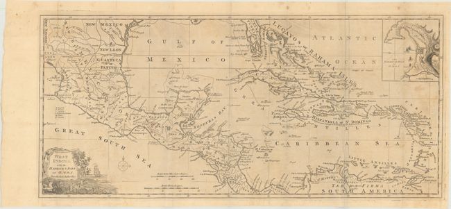 West Indies, with the Harbour & Fort of Omoa. From the Best Authorities