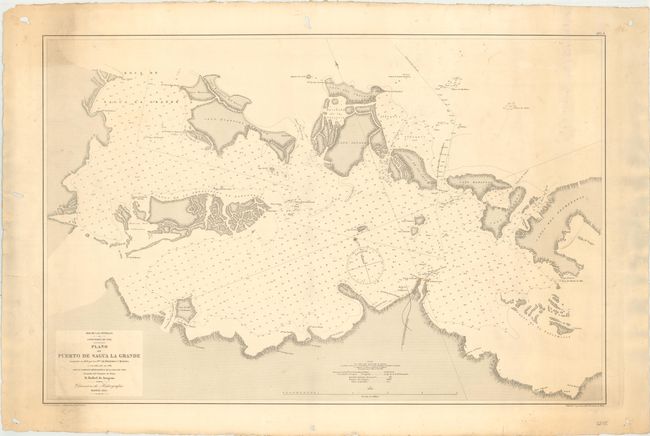 Mar de las Antillas. Costa Norte de Cuba. Plano del Puerto de Sagua la Grande Levantado en 1858 por los Sres. de Bernardo y Morena...