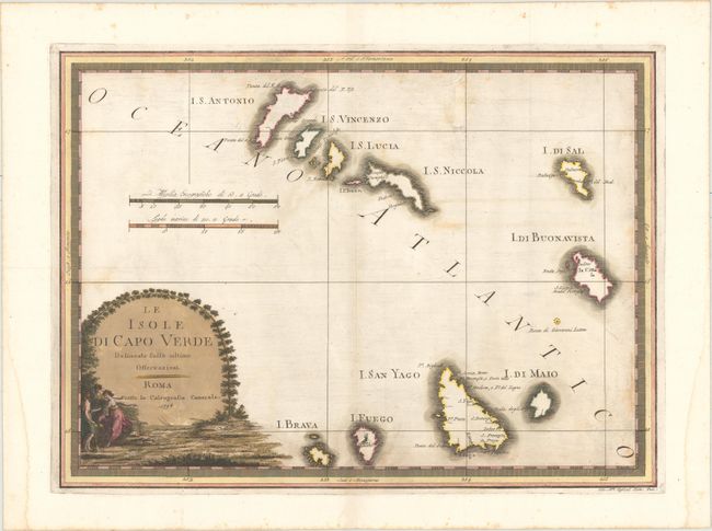 Le Isole di Capo Verde Delineate Sulle Ultime Osservazioni