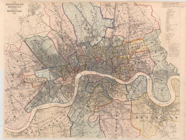 The Registration Districts of the Metropolis