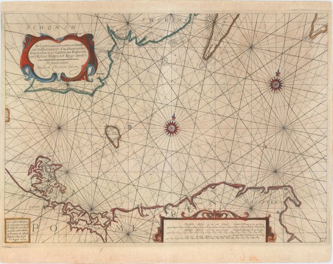 De Custen van Schoonen en Swede van Valsterboen tot Christianopolis Bornholm en de Custen van Pomeren van't Eylant Rugen tot Rygs-Hoost