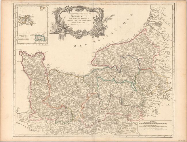 Gouvernement General de Normandie Divise en ses Sept Bailiages de Coutances, Caen, Caux, Rouen, Evreux, Gisors, et Alencon
