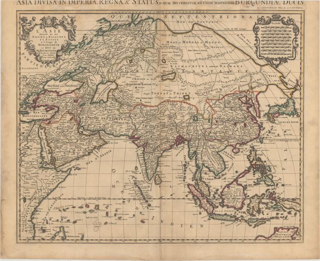 L'Asie Divisee en ses Empires, Royaumes, et Estats