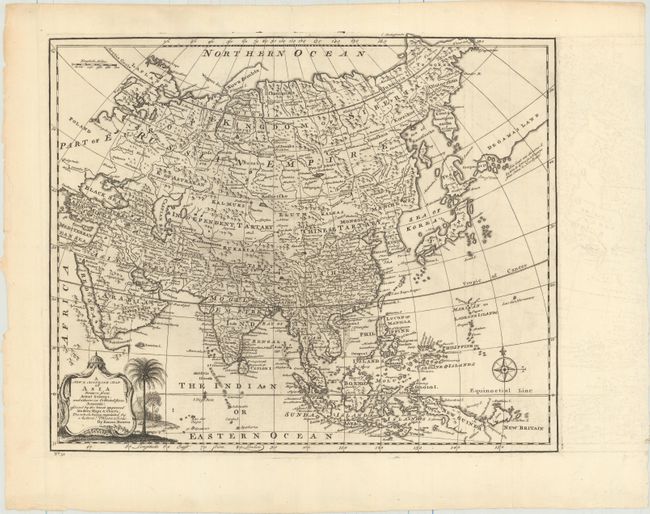 A New & Accurate Map of Asia Drawn from Actual Surveys, and Otherwise Collected from Journals; Assisted by the Most Approved Modern Maps & Charts...