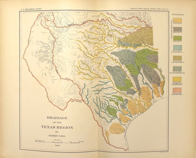 Twenty-First Annual Report of the United States Geological Survey to the Secretary of the Interior 1899-1900 ... Part VII - Texas