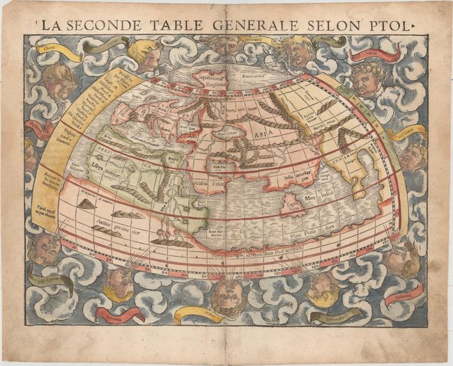 La Seconde Table Generale Selon Ptol.