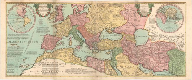 Theatrum Historicum ad Annum Christi Quadringentesimu in quo tum Imperii Romani... / An Historical Map of the Roman Empire and the Neighbouring Barbarous Nations...