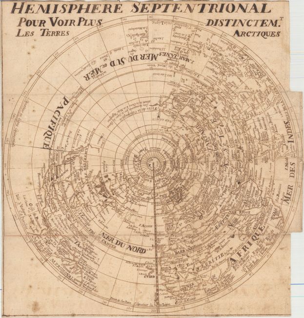 Hemisphere Septentrional pour Voir Plus Distinctem.t les Terres Arctiques