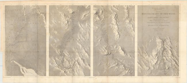 Map No. 1... [in set with] Map No. 2 Rio Colorado of the West explored by 1st Lieut. Joseph C. Ives