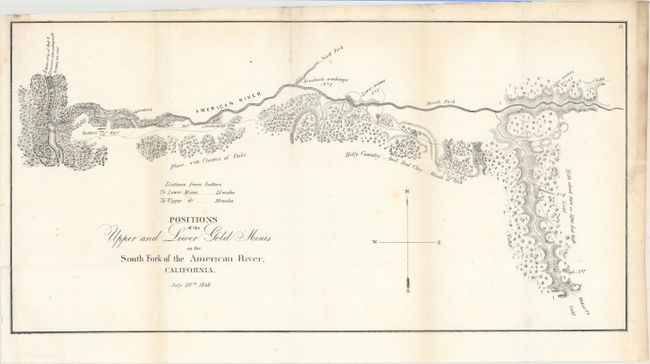 Positions of the Upper and Lower Gold Mines on the South Fork of the American River, California [in set with] Upper Mines. Nos 1 & 8 [on sheet with] Lower Mines or Mormon Diggings, No. 3