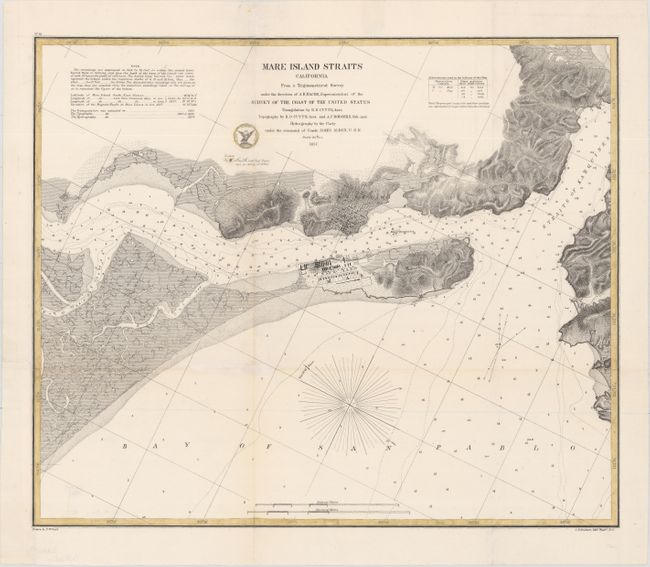 Mare Island Straits California from a Trigonometrical Survey...