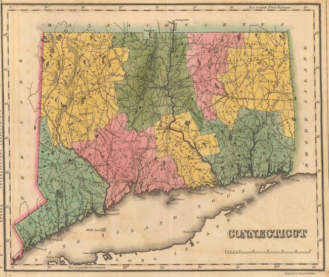 Geographical, Historical, and Statistical Map of Connecticut