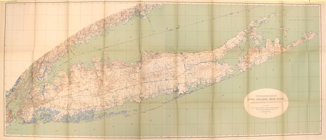 Topographic Map of Long Island, New York