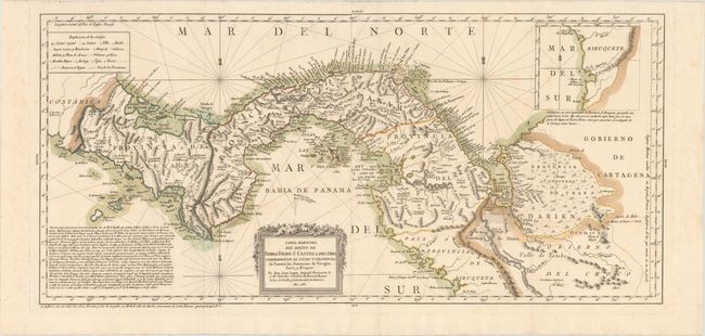 Carta Maritima del Reyno de Tierra Firme u Castilia del Oro Comprehende el Istmo y Provincia de Panama...