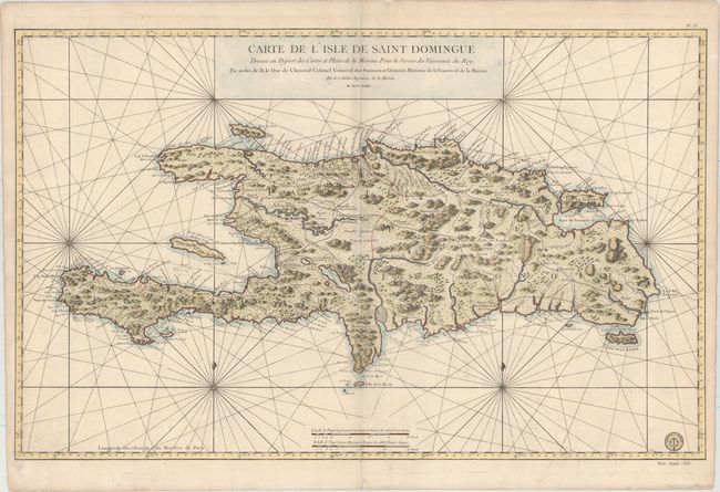 Carte de l'Isle de Saint Domingue Dressee au Depost des Cartes et Plans de la Marine...