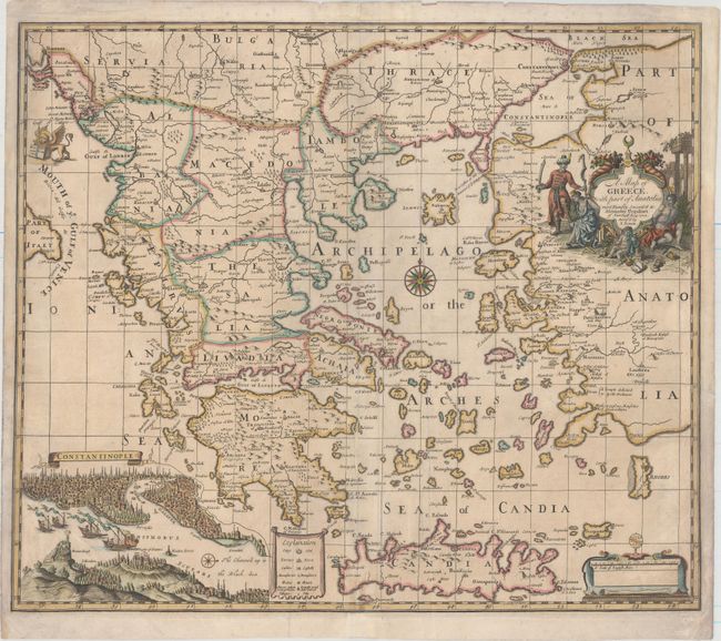 A Map of Greece, with Part of Anatolia Most Humbly Inscrib'd to Alexander Urquhart of Newhall Esq...