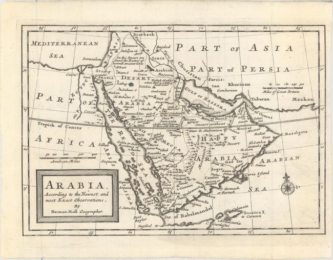 Arabia, According to the Newest and Most Exact Observations