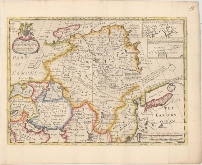 A New Map of Great Tartary, and China, with the Adjoyning Parts of Asia, Taken from Mr. de Fers Map of Asia...