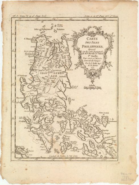 Carte des Isles Philippines, Dressee sur la Carte Espagnole du R P. Murillo de Velarde 1re Feuille... [in set with]  2e Feuille