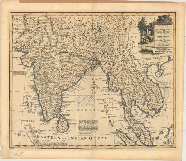 A New and Accurate Map of the Empire of the Great Mogul, Together with India on Both Sides the Ganges, and the Adjacent Countries...