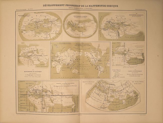 Atlas Dresse pour l'Histoire de la Geographie et des Decouvertes Geographiques Depuis les Temps les Plus Recules Jusqu'a Nos Jours