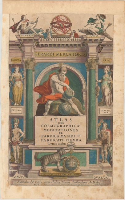 Atlas sive Cosmographicae Meditationes de Fabrica Mundi et Fabricati Figura, Denuo Auctus