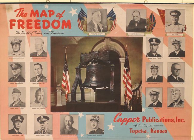 The Map of Freedom - The World of Today and Tomorrow [Wall Map - Set of 5]