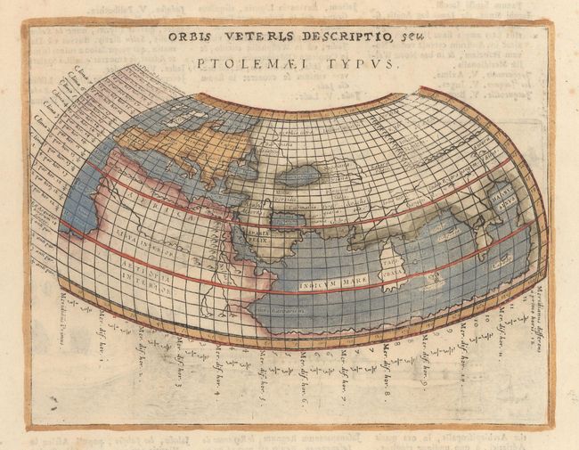 Orbis Veteris Descriptio, seu Ptolemaei Typus [together with] [Untitled - World]